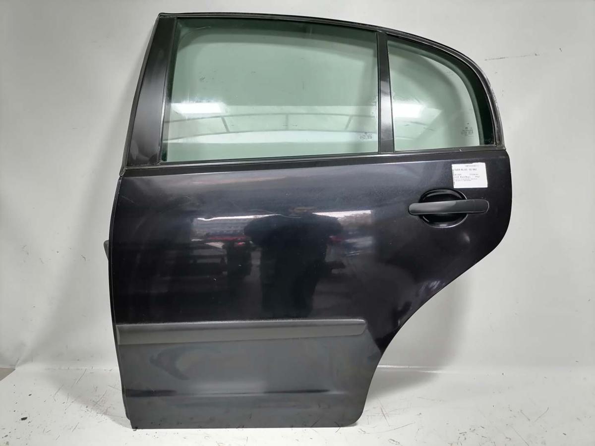 VW Polo 9N2 original Tür hinten links Limousine LC9Z Black Magic Bj.2004